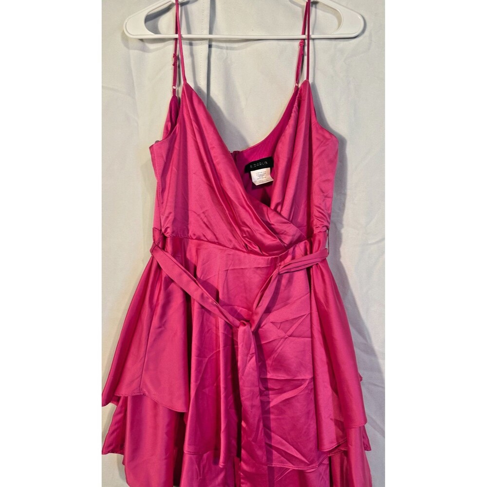 Satin Pink Fairy Princess Barbie Dress Women's Juniors Mini 13/14 Large Twee
